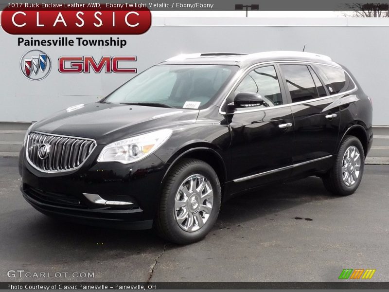 Ebony Twilight Metallic / Ebony/Ebony 2017 Buick Enclave Leather AWD