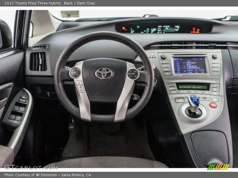 Black / Dark Gray 2013 Toyota Prius Three Hybrid
