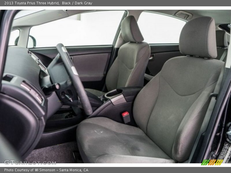 Black / Dark Gray 2013 Toyota Prius Three Hybrid
