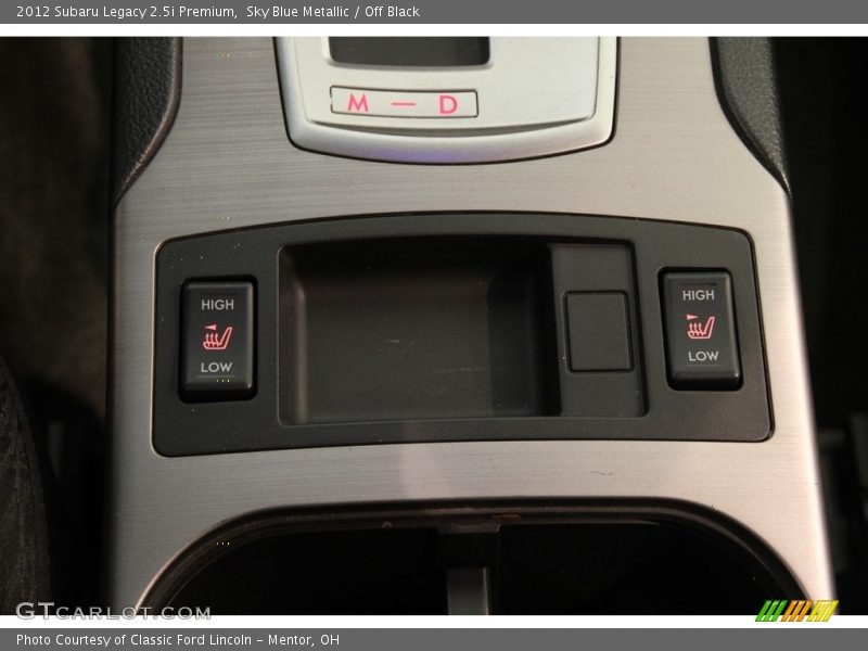 Sky Blue Metallic / Off Black 2012 Subaru Legacy 2.5i Premium