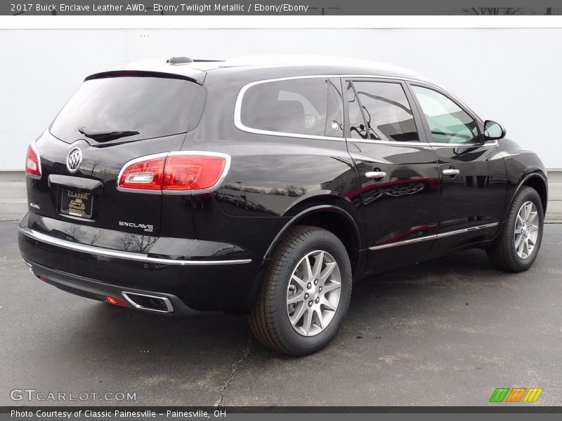 Ebony Twilight Metallic / Ebony/Ebony 2017 Buick Enclave Leather AWD
