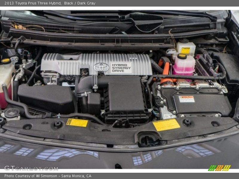 Black / Dark Gray 2013 Toyota Prius Three Hybrid