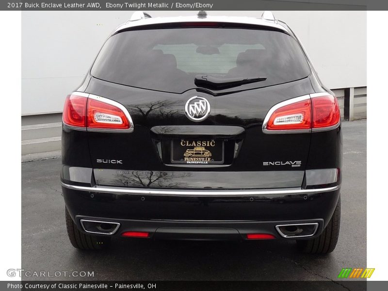 Ebony Twilight Metallic / Ebony/Ebony 2017 Buick Enclave Leather AWD