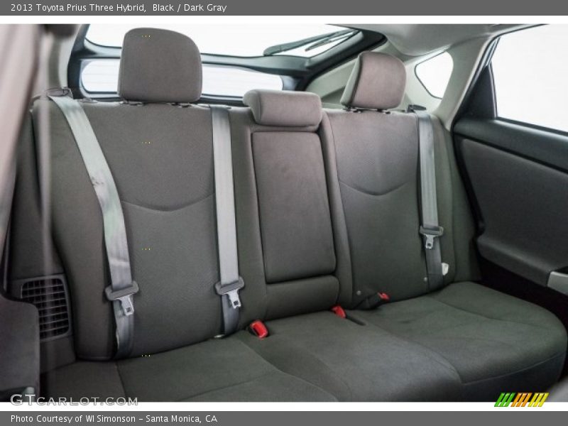 Black / Dark Gray 2013 Toyota Prius Three Hybrid