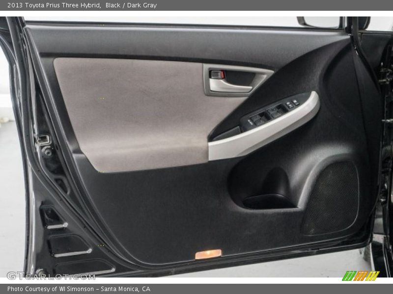 Black / Dark Gray 2013 Toyota Prius Three Hybrid
