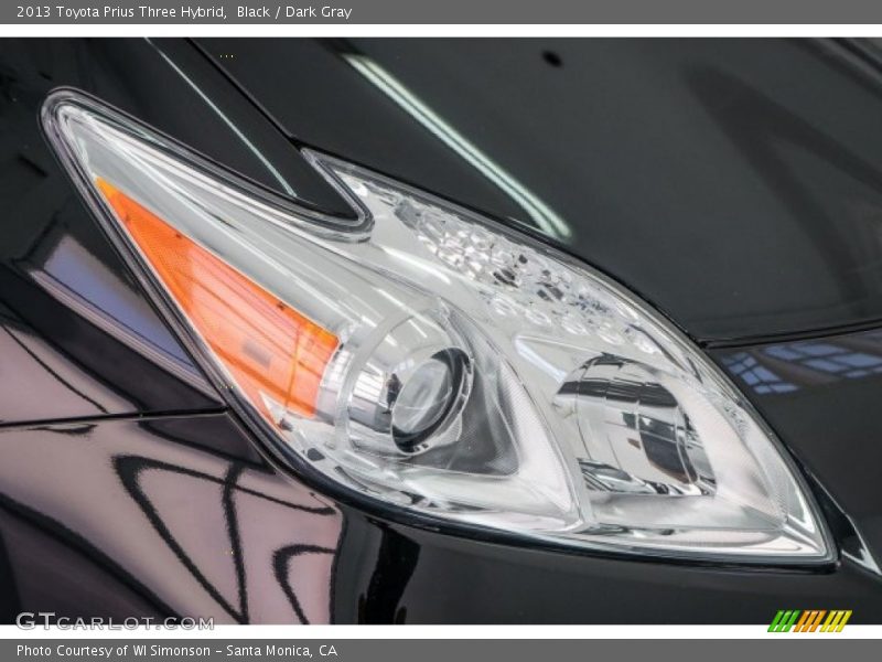 Black / Dark Gray 2013 Toyota Prius Three Hybrid