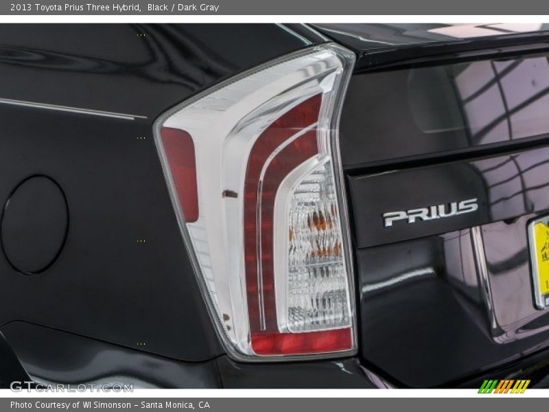 Black / Dark Gray 2013 Toyota Prius Three Hybrid