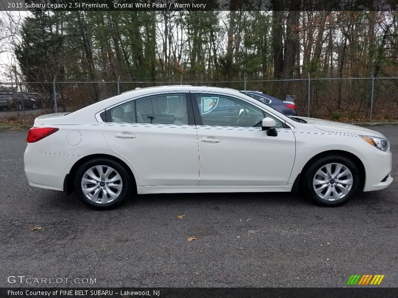 Crystal White Pearl / Warm Ivory 2015 Subaru Legacy 2.5i Premium