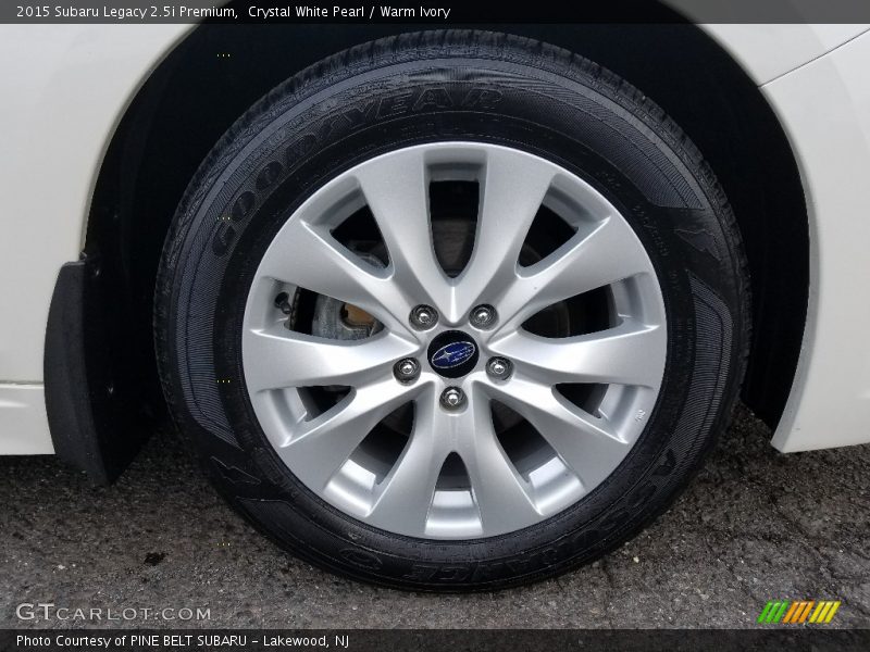 Crystal White Pearl / Warm Ivory 2015 Subaru Legacy 2.5i Premium