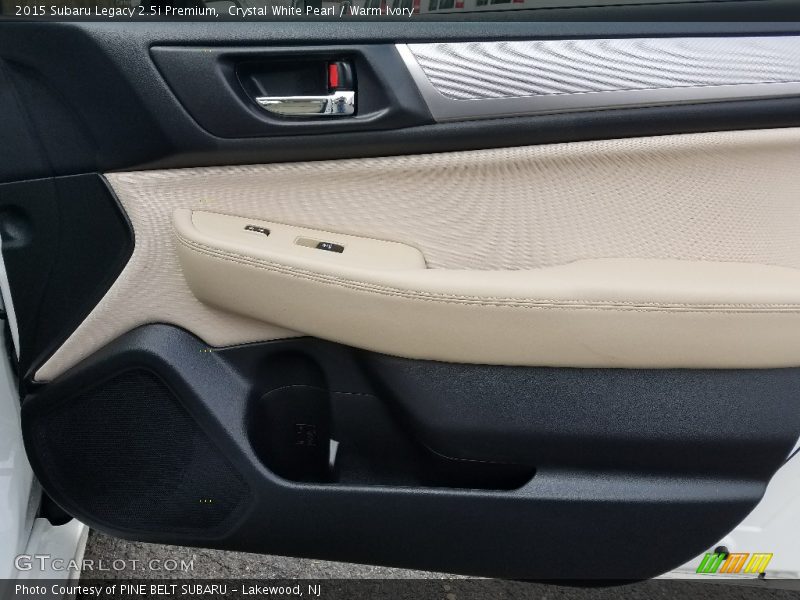 Crystal White Pearl / Warm Ivory 2015 Subaru Legacy 2.5i Premium