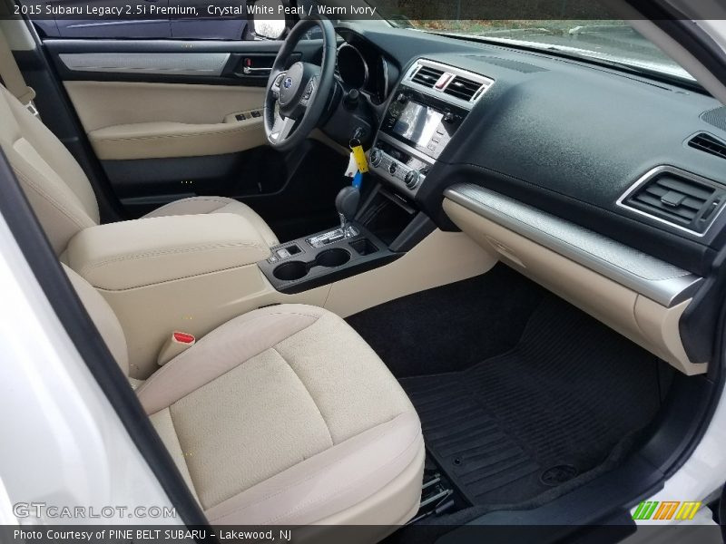 Crystal White Pearl / Warm Ivory 2015 Subaru Legacy 2.5i Premium
