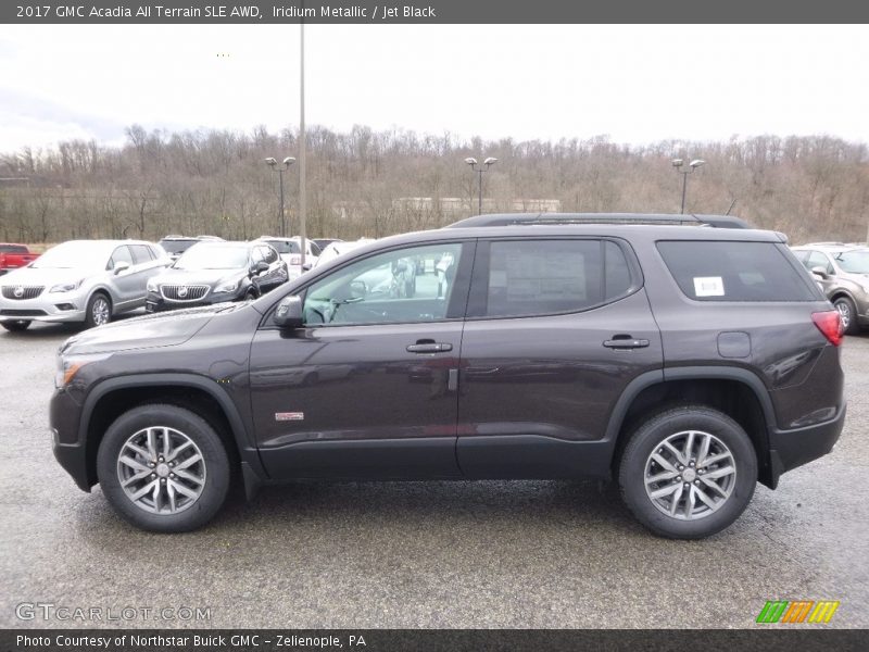 Iridium Metallic / Jet Black 2017 GMC Acadia All Terrain SLE AWD