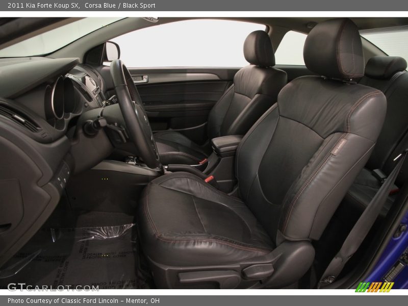 Corsa Blue / Black Sport 2011 Kia Forte Koup SX