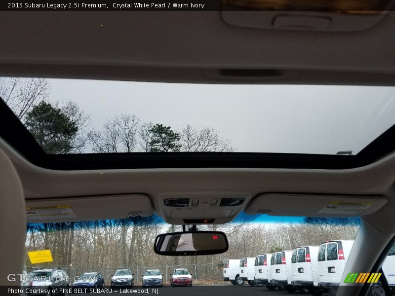 Crystal White Pearl / Warm Ivory 2015 Subaru Legacy 2.5i Premium