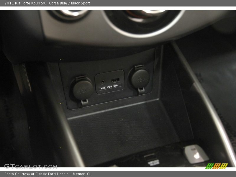Corsa Blue / Black Sport 2011 Kia Forte Koup SX