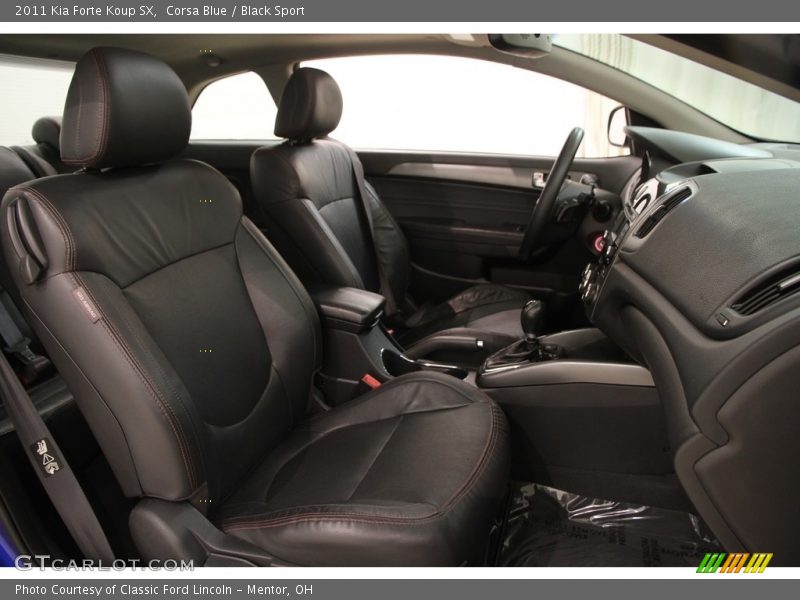 Corsa Blue / Black Sport 2011 Kia Forte Koup SX