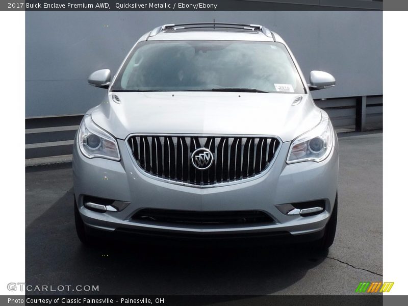 Quicksilver Metallic / Ebony/Ebony 2017 Buick Enclave Premium AWD