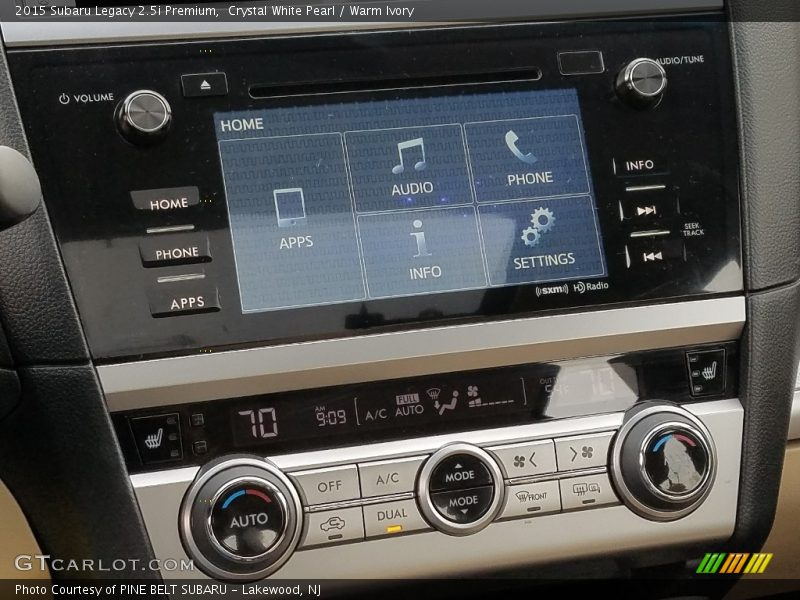 Crystal White Pearl / Warm Ivory 2015 Subaru Legacy 2.5i Premium