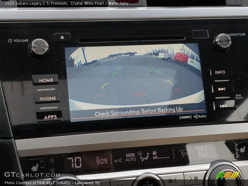 Crystal White Pearl / Warm Ivory 2015 Subaru Legacy 2.5i Premium