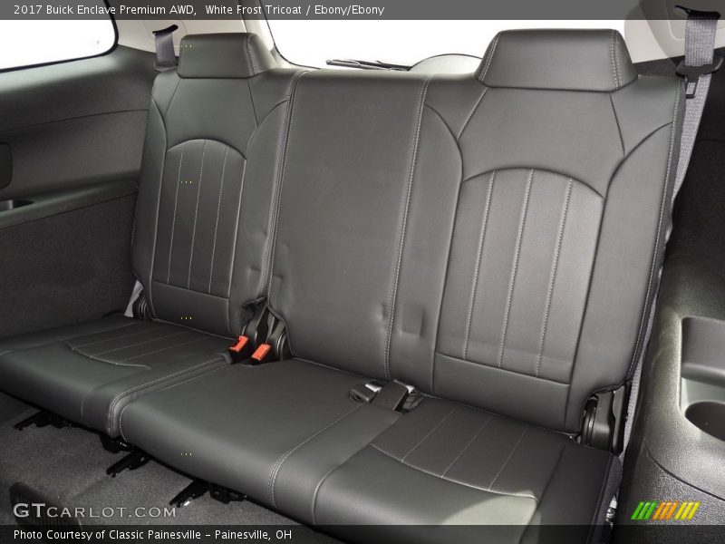 White Frost Tricoat / Ebony/Ebony 2017 Buick Enclave Premium AWD