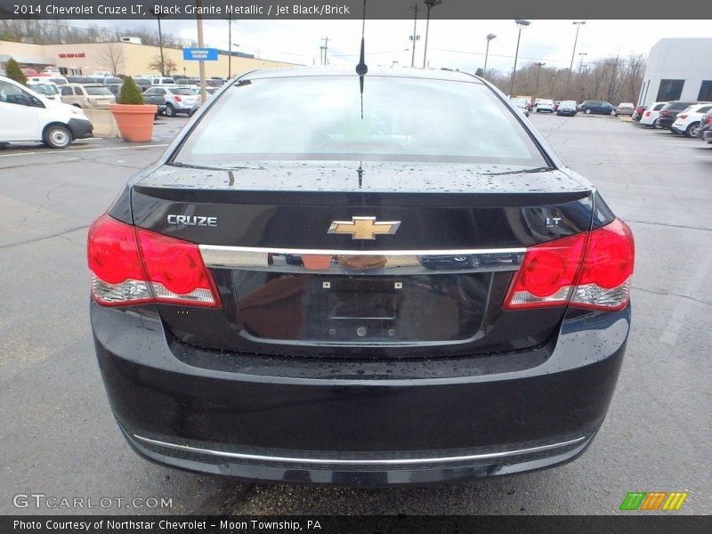 Black Granite Metallic / Jet Black/Brick 2014 Chevrolet Cruze LT