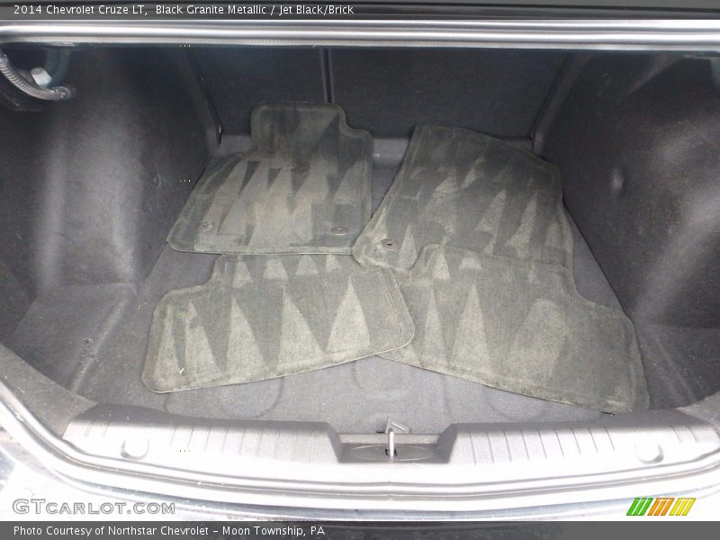 Black Granite Metallic / Jet Black/Brick 2014 Chevrolet Cruze LT