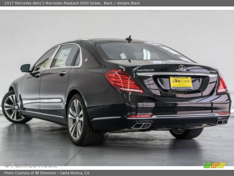 Black / designo Black 2017 Mercedes-Benz S Mercedes-Maybach S600 Sedan