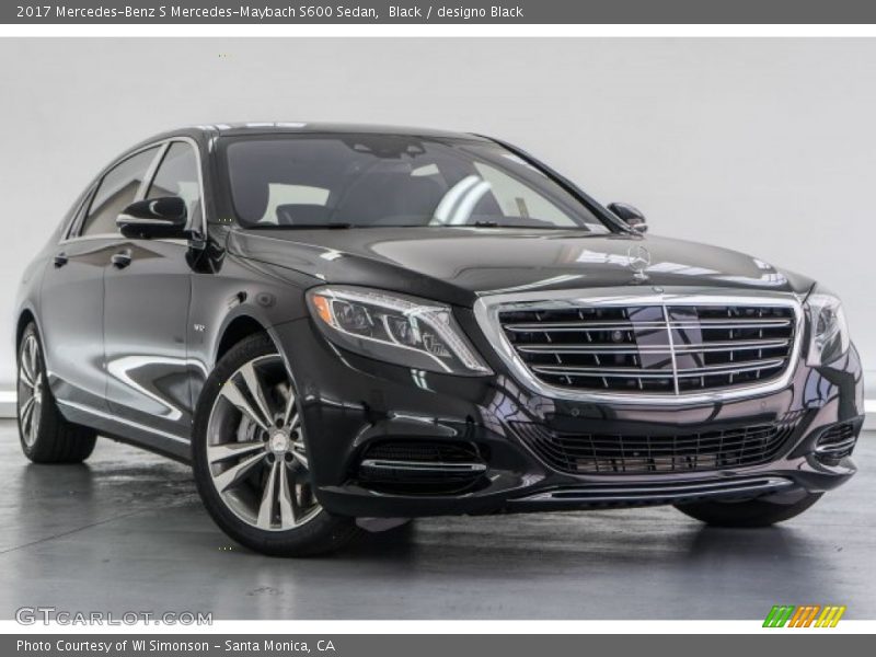 Front 3/4 View of 2017 S Mercedes-Maybach S600 Sedan