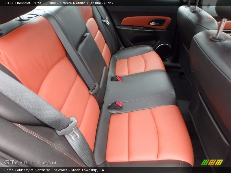 Black Granite Metallic / Jet Black/Brick 2014 Chevrolet Cruze LT