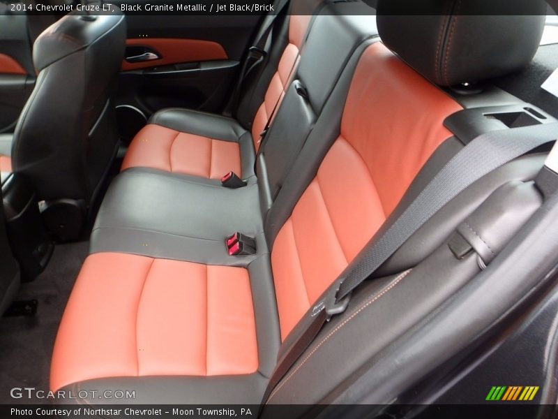 Black Granite Metallic / Jet Black/Brick 2014 Chevrolet Cruze LT