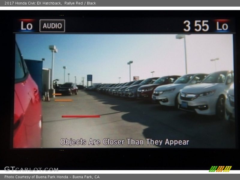 Rallye Red / Black 2017 Honda Civic EX Hatchback