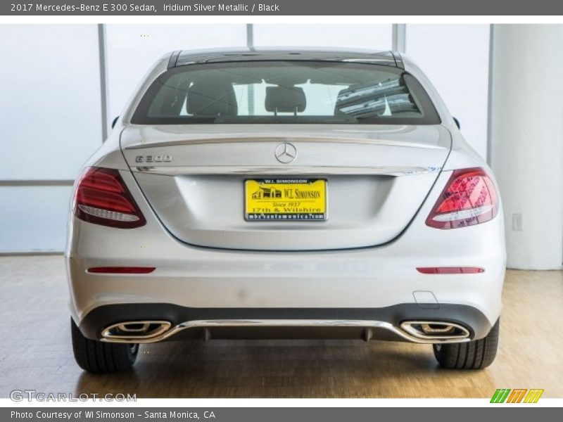 Iridium Silver Metallic / Black 2017 Mercedes-Benz E 300 Sedan