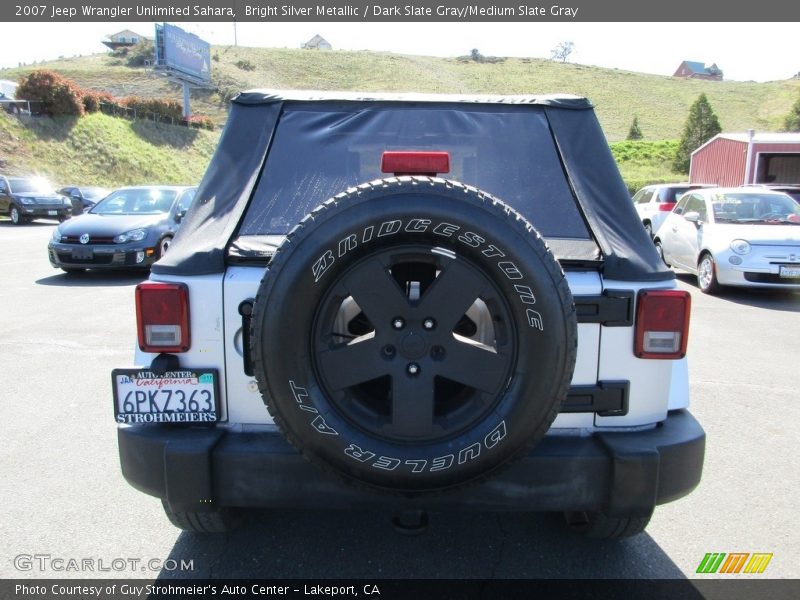 Bright Silver Metallic / Dark Slate Gray/Medium Slate Gray 2007 Jeep Wrangler Unlimited Sahara