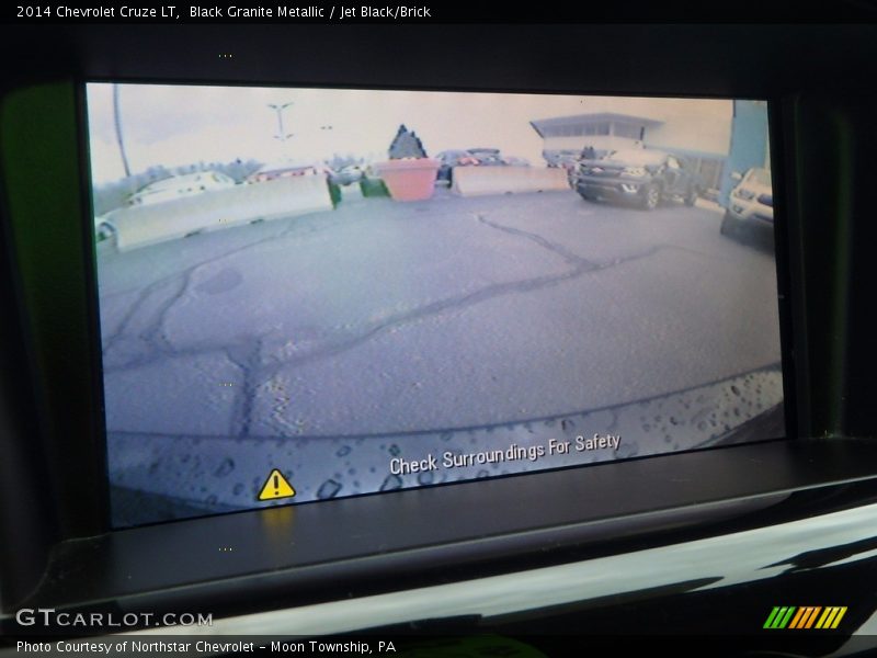 Black Granite Metallic / Jet Black/Brick 2014 Chevrolet Cruze LT