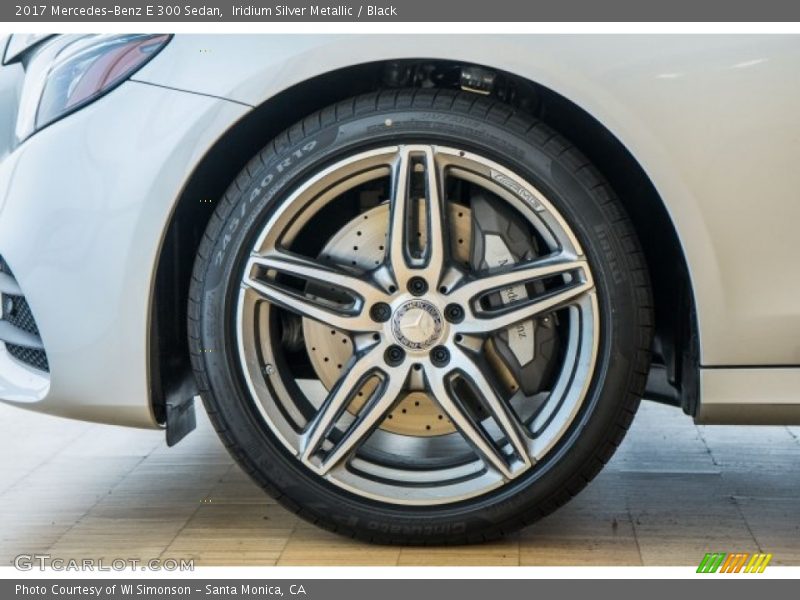 Iridium Silver Metallic / Black 2017 Mercedes-Benz E 300 Sedan