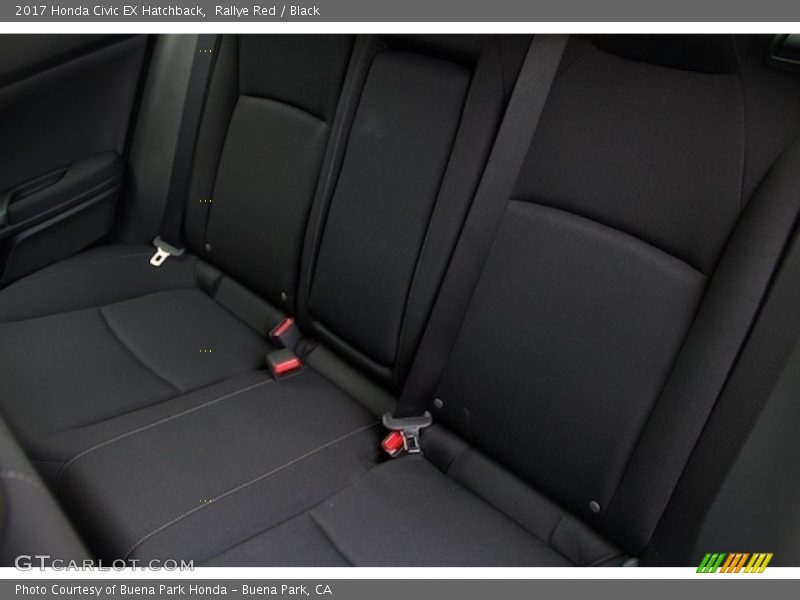 Rallye Red / Black 2017 Honda Civic EX Hatchback