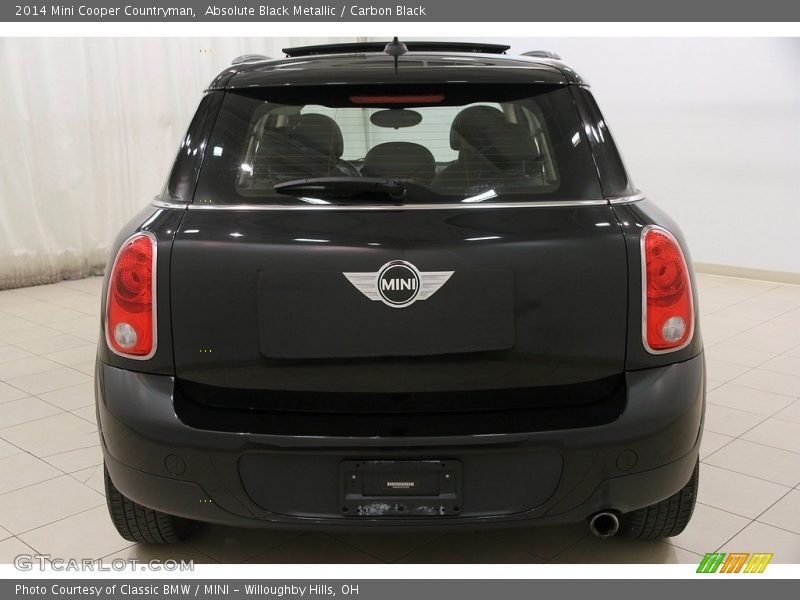 Absolute Black Metallic / Carbon Black 2014 Mini Cooper Countryman