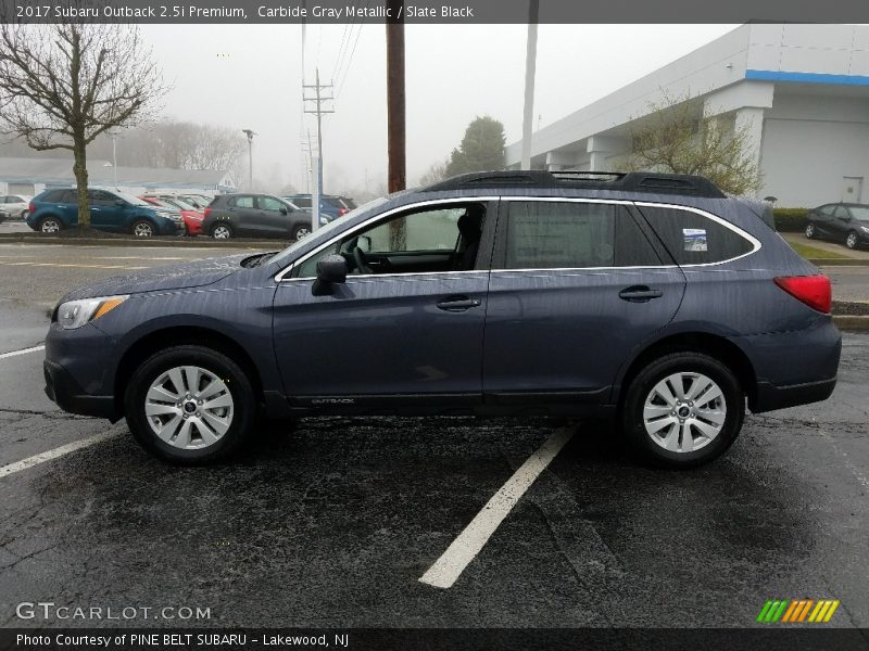 Carbide Gray Metallic / Slate Black 2017 Subaru Outback 2.5i Premium