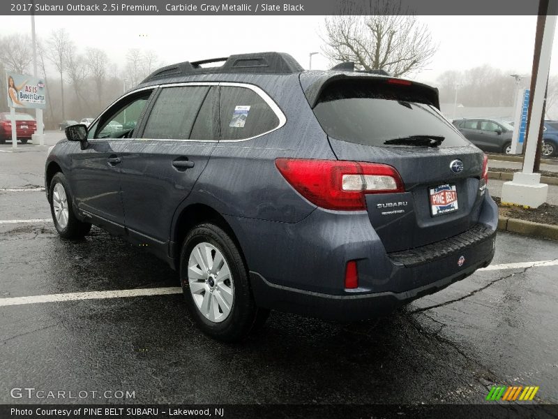 Carbide Gray Metallic / Slate Black 2017 Subaru Outback 2.5i Premium