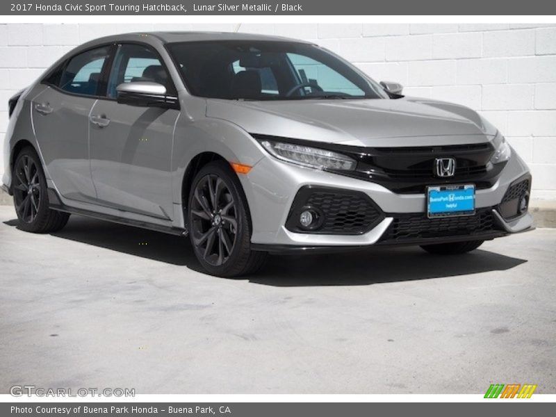 Lunar Silver Metallic / Black 2017 Honda Civic Sport Touring Hatchback