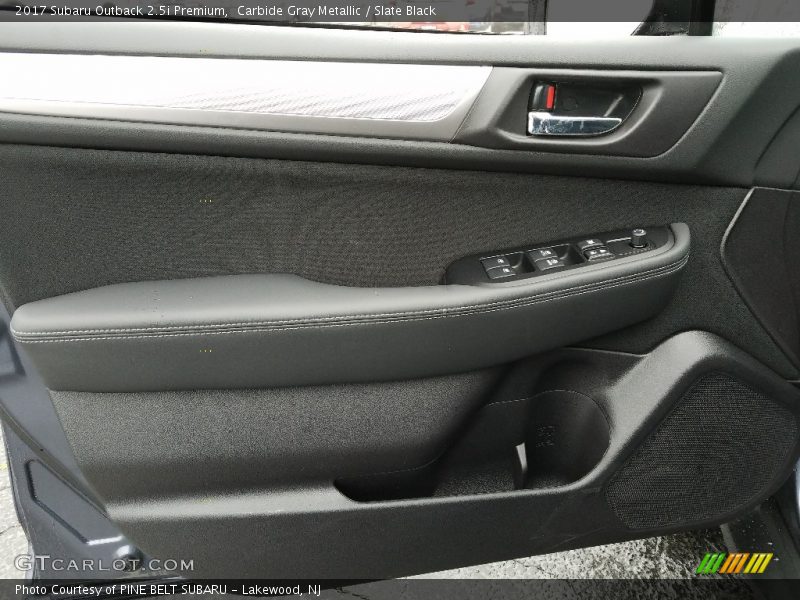 Carbide Gray Metallic / Slate Black 2017 Subaru Outback 2.5i Premium