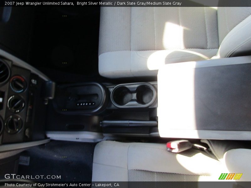 Bright Silver Metallic / Dark Slate Gray/Medium Slate Gray 2007 Jeep Wrangler Unlimited Sahara