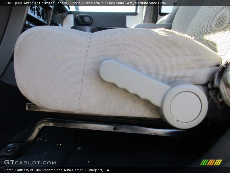 Bright Silver Metallic / Dark Slate Gray/Medium Slate Gray 2007 Jeep Wrangler Unlimited Sahara
