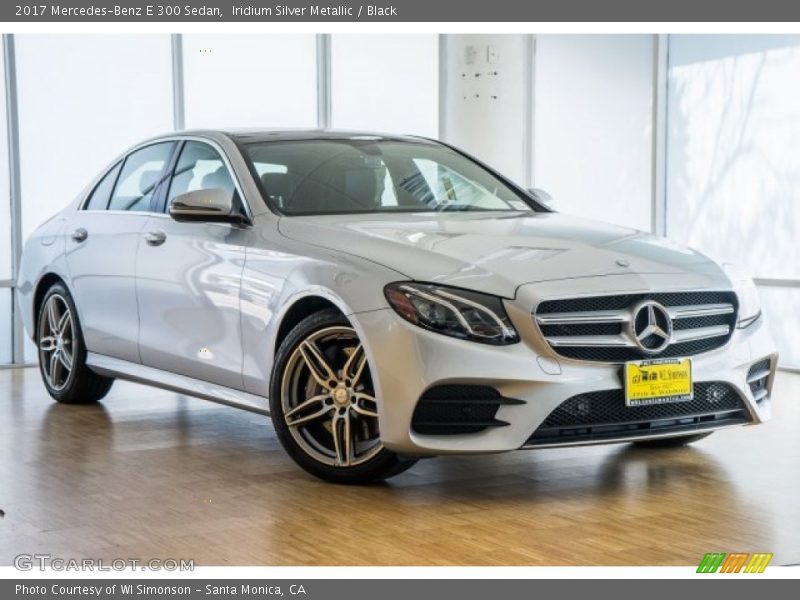 Iridium Silver Metallic / Black 2017 Mercedes-Benz E 300 Sedan