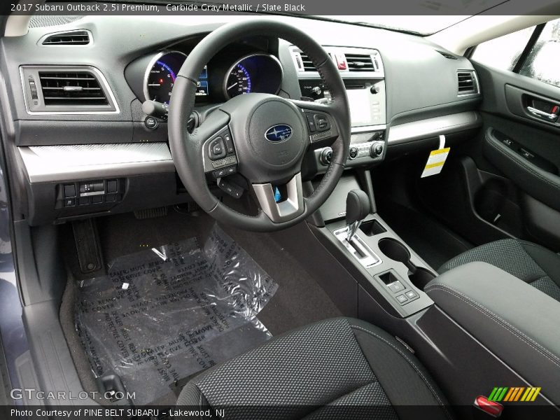 Carbide Gray Metallic / Slate Black 2017 Subaru Outback 2.5i Premium