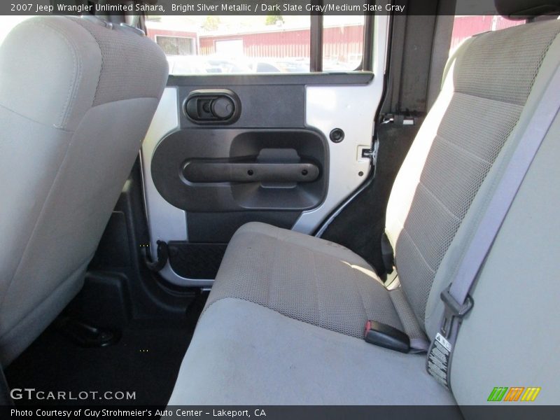 Bright Silver Metallic / Dark Slate Gray/Medium Slate Gray 2007 Jeep Wrangler Unlimited Sahara