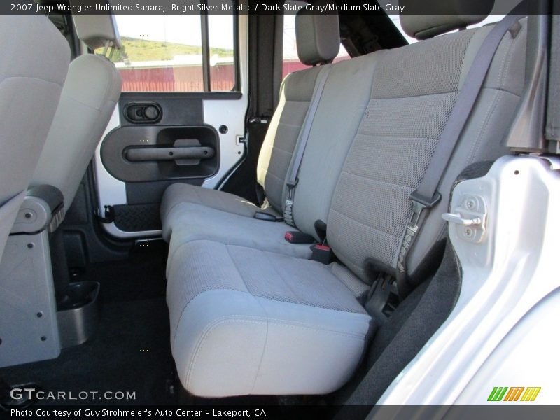 Bright Silver Metallic / Dark Slate Gray/Medium Slate Gray 2007 Jeep Wrangler Unlimited Sahara