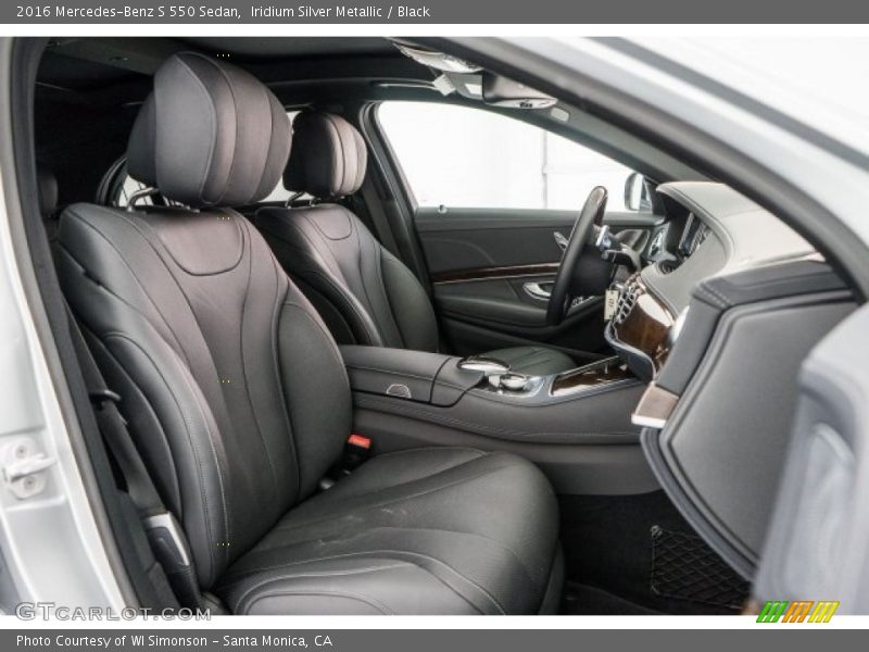 Iridium Silver Metallic / Black 2016 Mercedes-Benz S 550 Sedan