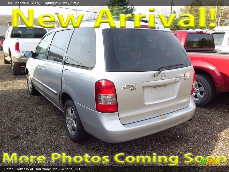 Highlight Silver / Gray 2000 Mazda MPV LX