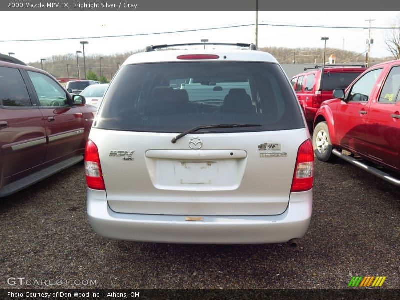 Highlight Silver / Gray 2000 Mazda MPV LX